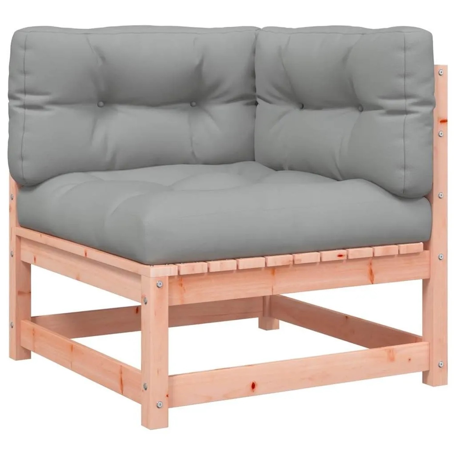vidaXL Garten-Ecksofa mit Kissen Massivholz Douglasie 838067