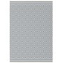 Primaflor Outdoorteppich Eldorado Quadra, 160x230cm, blau-weißes Rautenmuster.