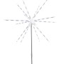 LED Polarstern Gartenstecker mit 70 LEDs, batteriebetrieben und mit Erdungsstift für Außen-Dekoration.