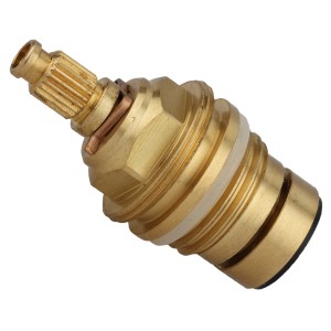 Kirchhoff Ventiloberteil 13 mm (1/2) ohne Griff, aus Messing, für Ersatzgriffe.