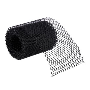 Relaxdays Dachrinnenschutzgitter, 2er Set, Kunststoff, schwarz, 15cm x 12m. Laubschutz für Dachrinnen.