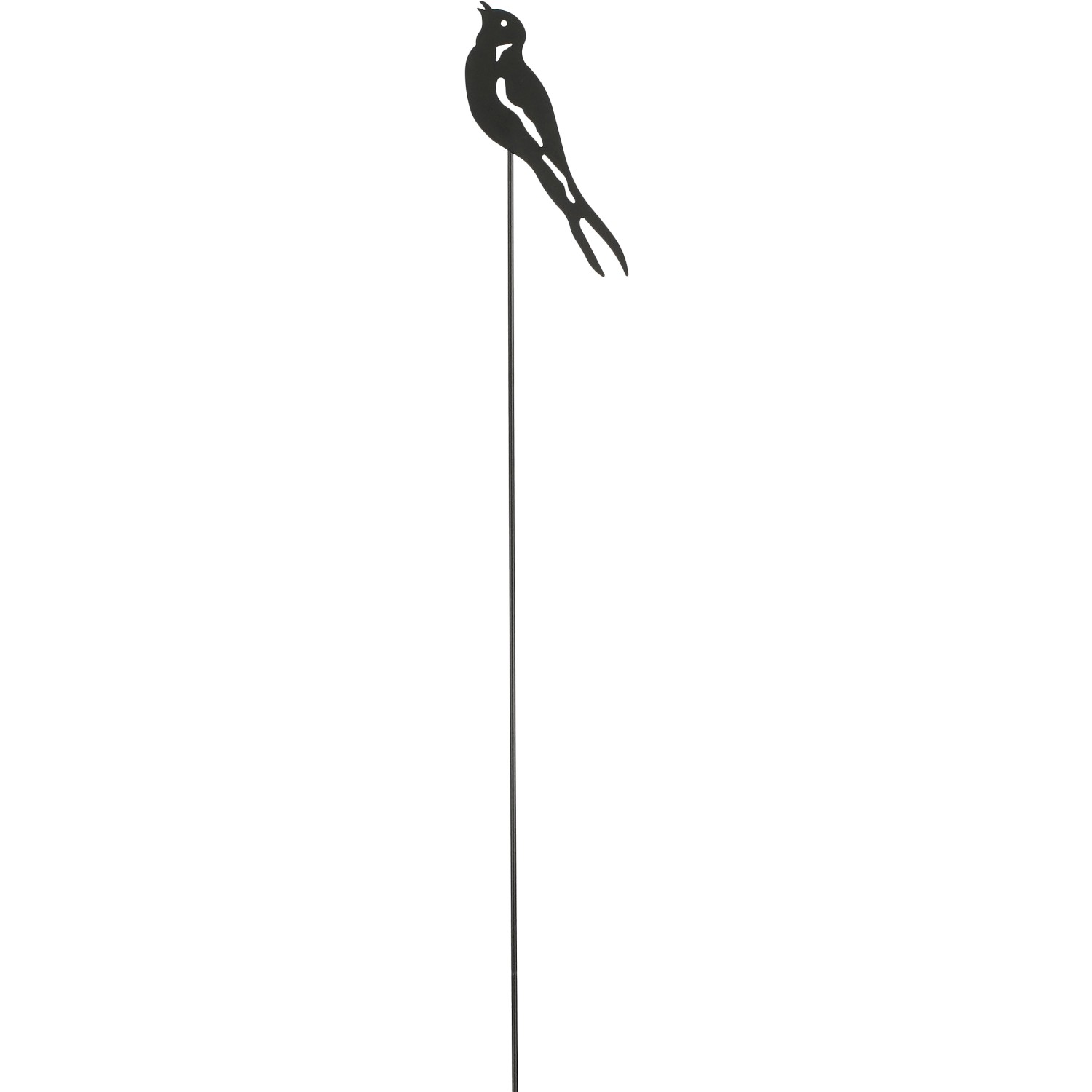 Mica Decorations Gartenstecker Schwalbe Schwarz 15 x 0,5 x 115 cm (LxBxH)