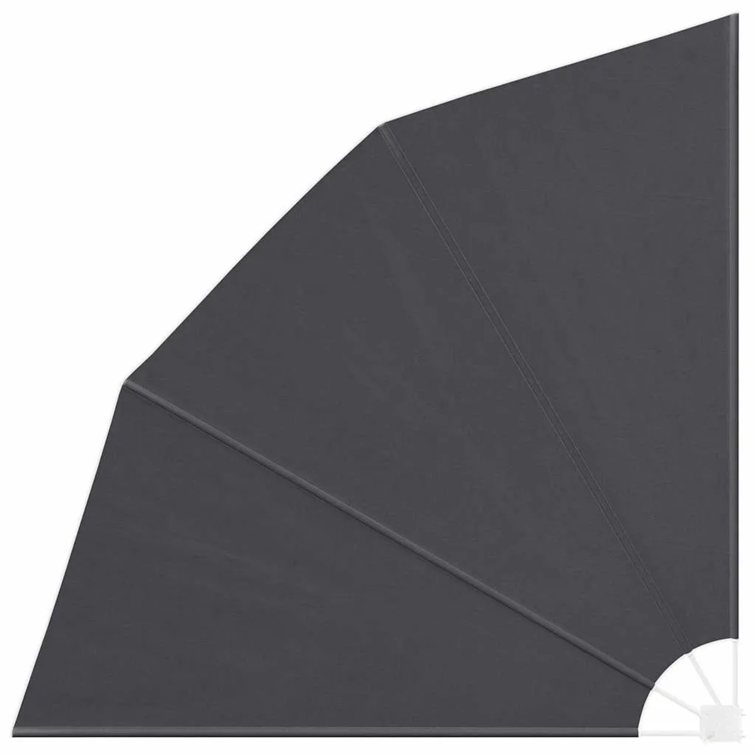 vidaXL Balkon Sichtschutz Schwarz 210 x 210 cm Polyester 42000935 günstig online kaufen