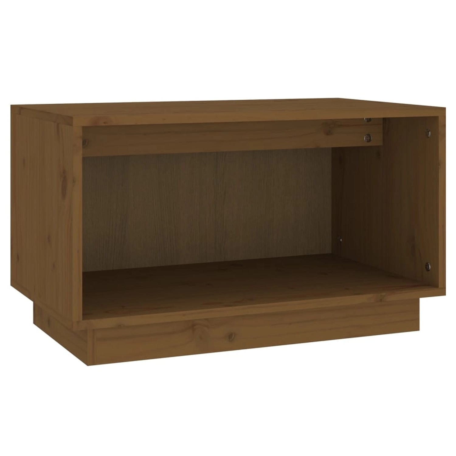 vidaXL TV-Schrank TV-Schrank Honigbraun 60x35x35 cm Massivholz Kiefer Lowbo günstig online kaufen