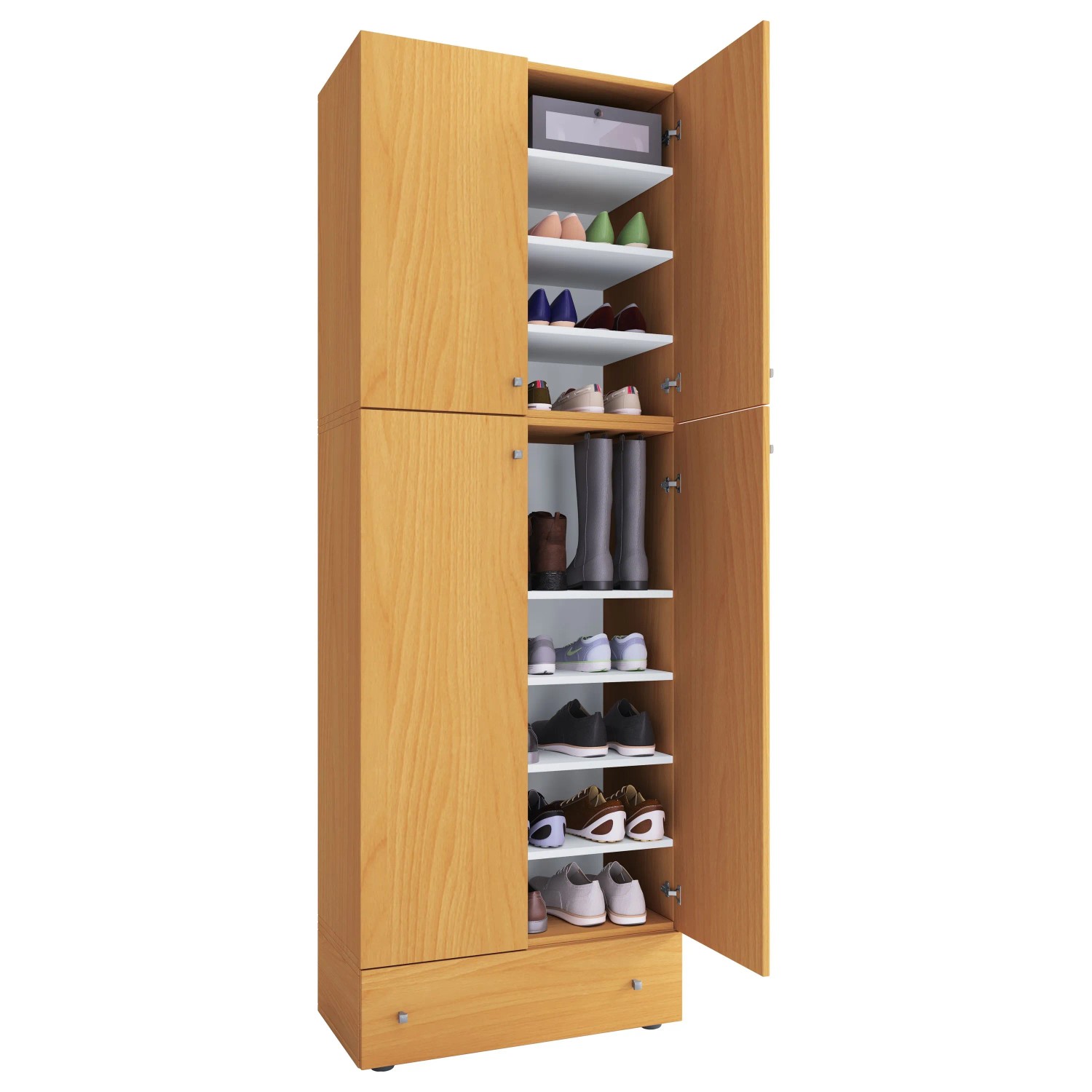 VCM Schuhschrank Lona Buche