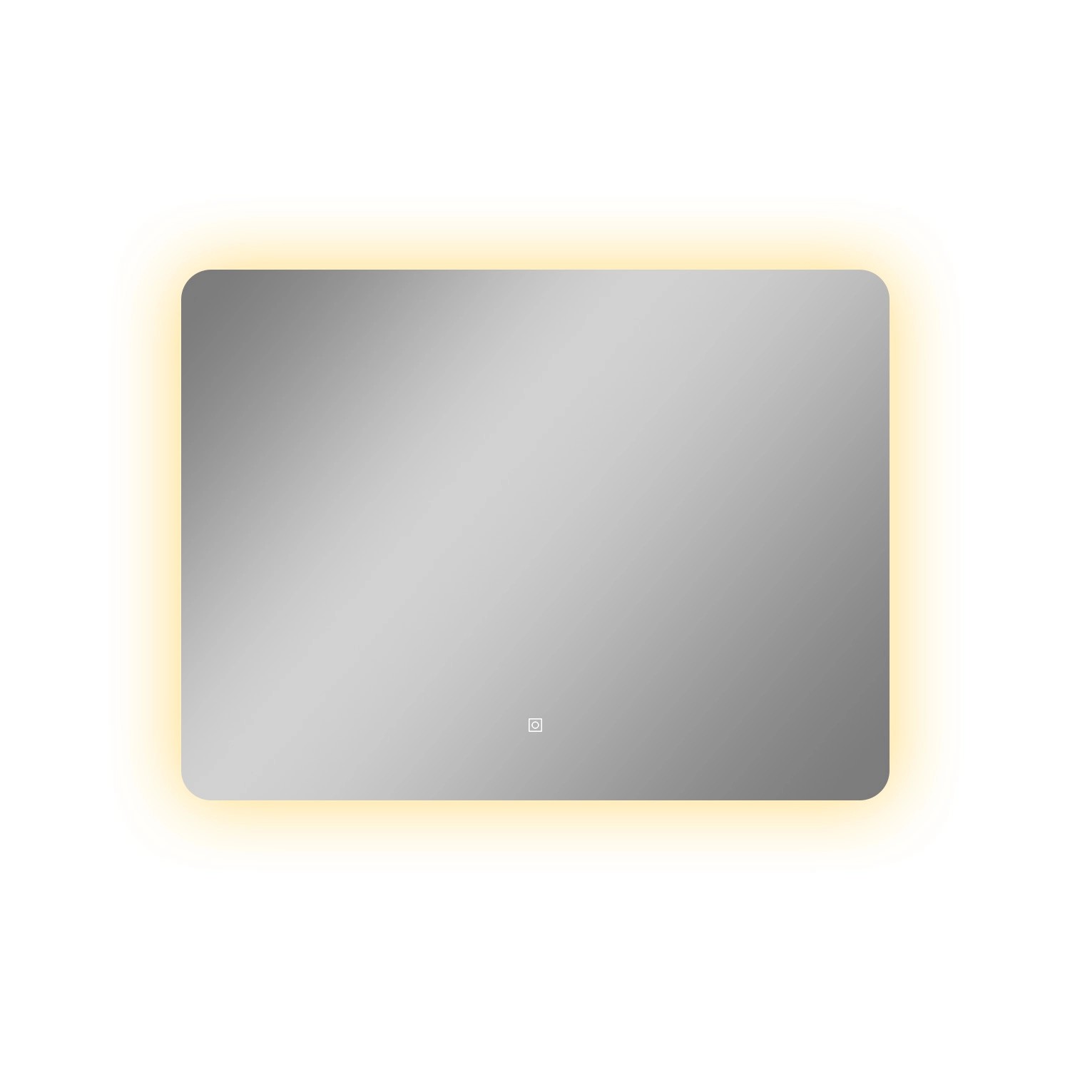 Aica Sanitär Badspiegel 80x60 cm Spiegel mit LED Beleuchtung Touch Wandscha günstig online kaufen