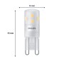 Philips G4 LED Leuchtmittel, 1,8 W, warmweiß, für Wohnbereiche.