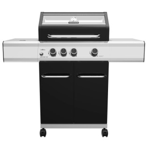 Grillfürst G310E 3 Brenner Gasgrill mit Hochtemperaturbrenner und Edelstahl Rosten
