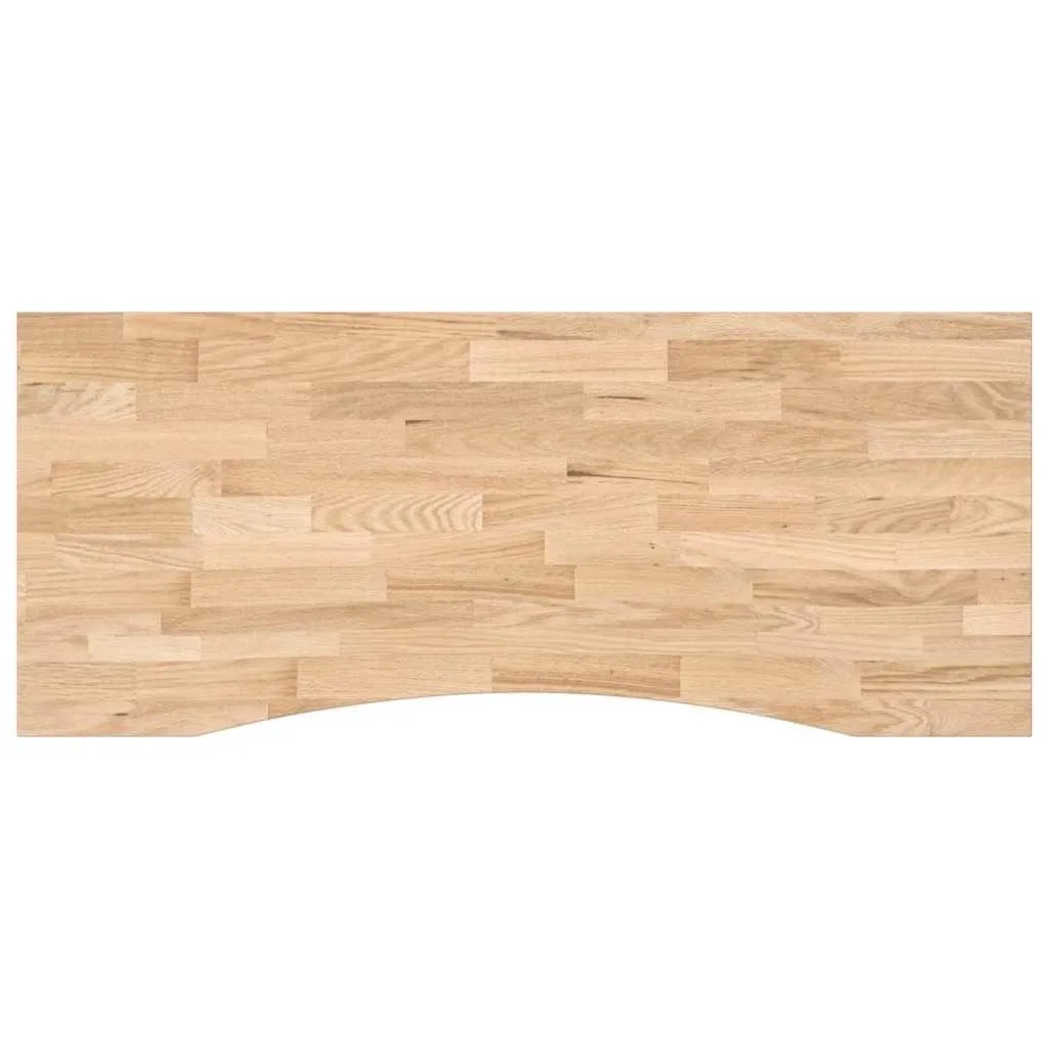 vidaXL Schreibtischplatte Unbehandelt 120x60x2,5 cm Massivholz Eiche 4009014