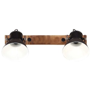 vidaXL Wandlampe Industriestil Schwarz 45x25 cm E27 320513