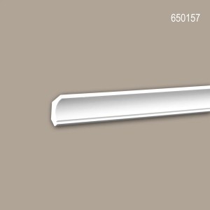 Weiße PROFHOME Eckleiste (40m) im Set, Zubehör für Paneele.
