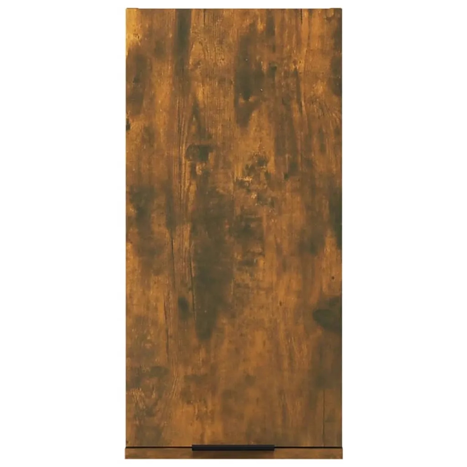 Wand-Badschrank in Räuchereiche Optik, 32x20x67 cm, zur Wandmontage im Badezimmer.
