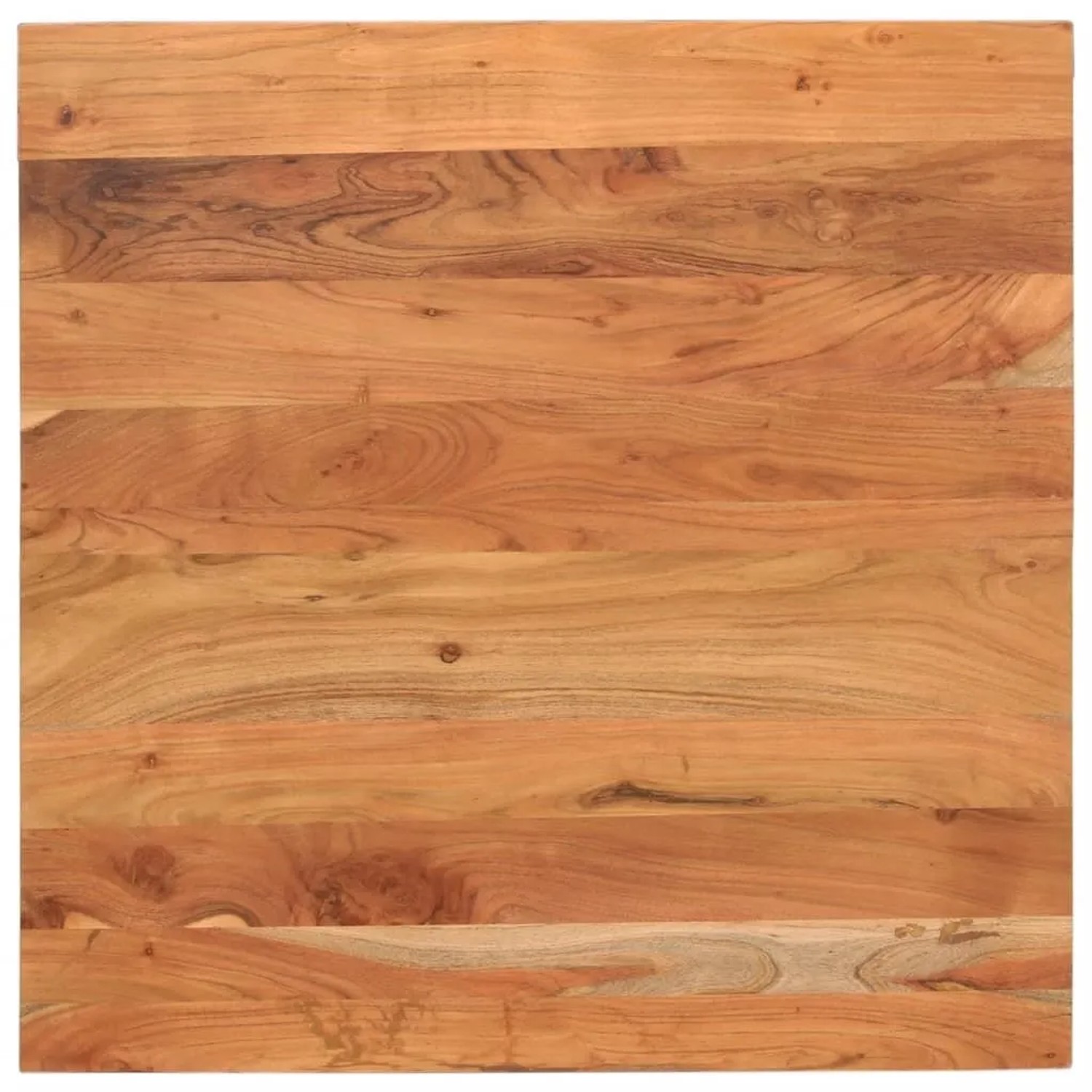 vidaXL Tischplatte 70x70x2,5 cm Quadratisch Massivholz Akazie 370932