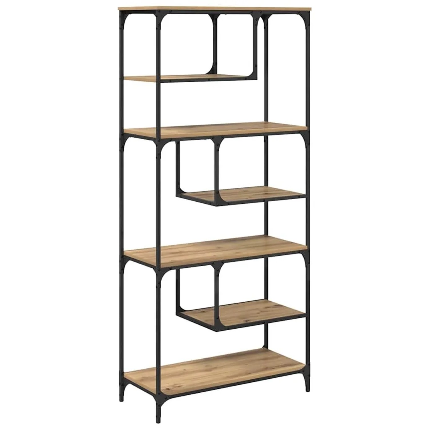 vidaXL Bücherregal Artisan-Eiche 81 x 36 x 176 cm Holzwerkstoff 882836 günstig online kaufen