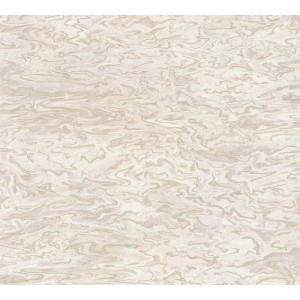 Tadessi Vliestapete in Creme mit hellem, wellenförmigem Muster. Dekorative Tapete für Wände, dezente Marmoroptik.