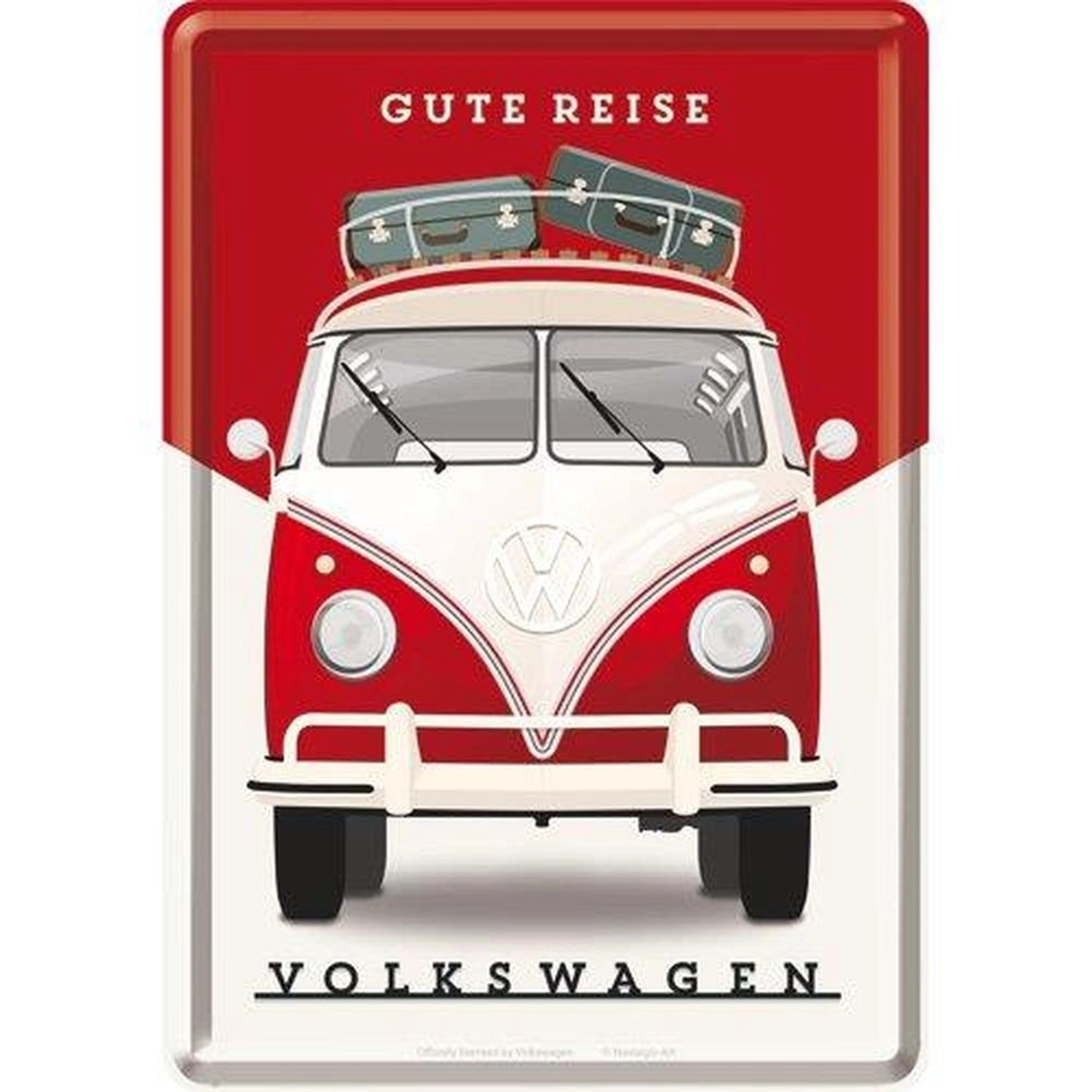 Nostalgic-Art Blechpostkarte - Volkswagen - VW Bulli - Gute Reise günstig online kaufen