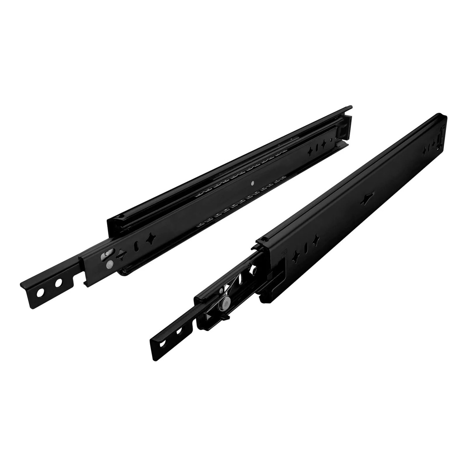 SOTECH Schwerlastauszug KV2-100-H53-750 EH 750 mm Schwarz 100 kg VarioSlide Einhandverriegelung mit Lock In Out