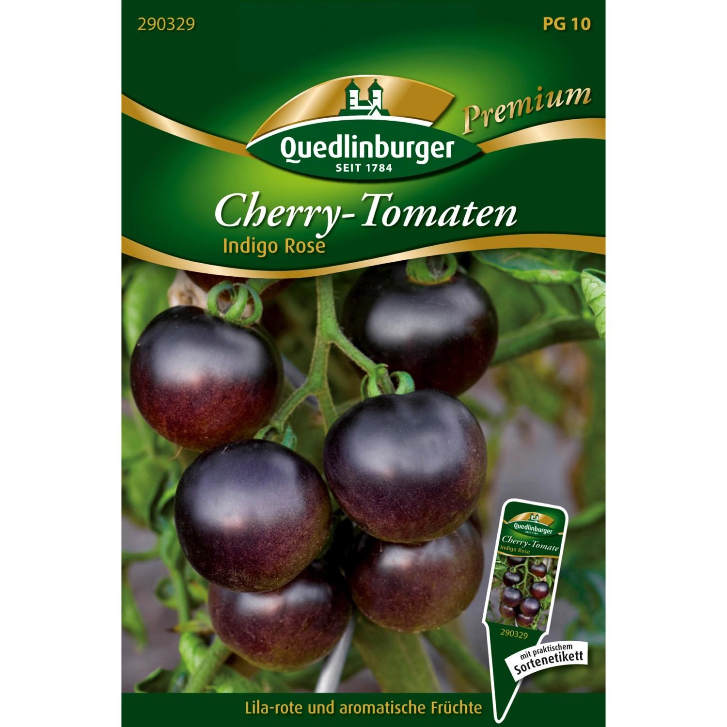 Quedlinburger Cherry-Tomaten Indigo Rose Loses Saatgut günstig online kaufen