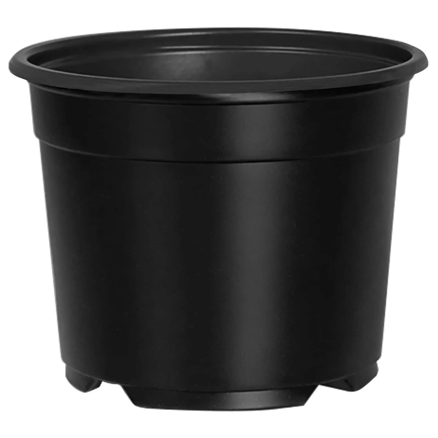 vidaXL Blumentopf 50 Stk Schwarz Ø 15 x 12,5 cm Kunststoff 42029490