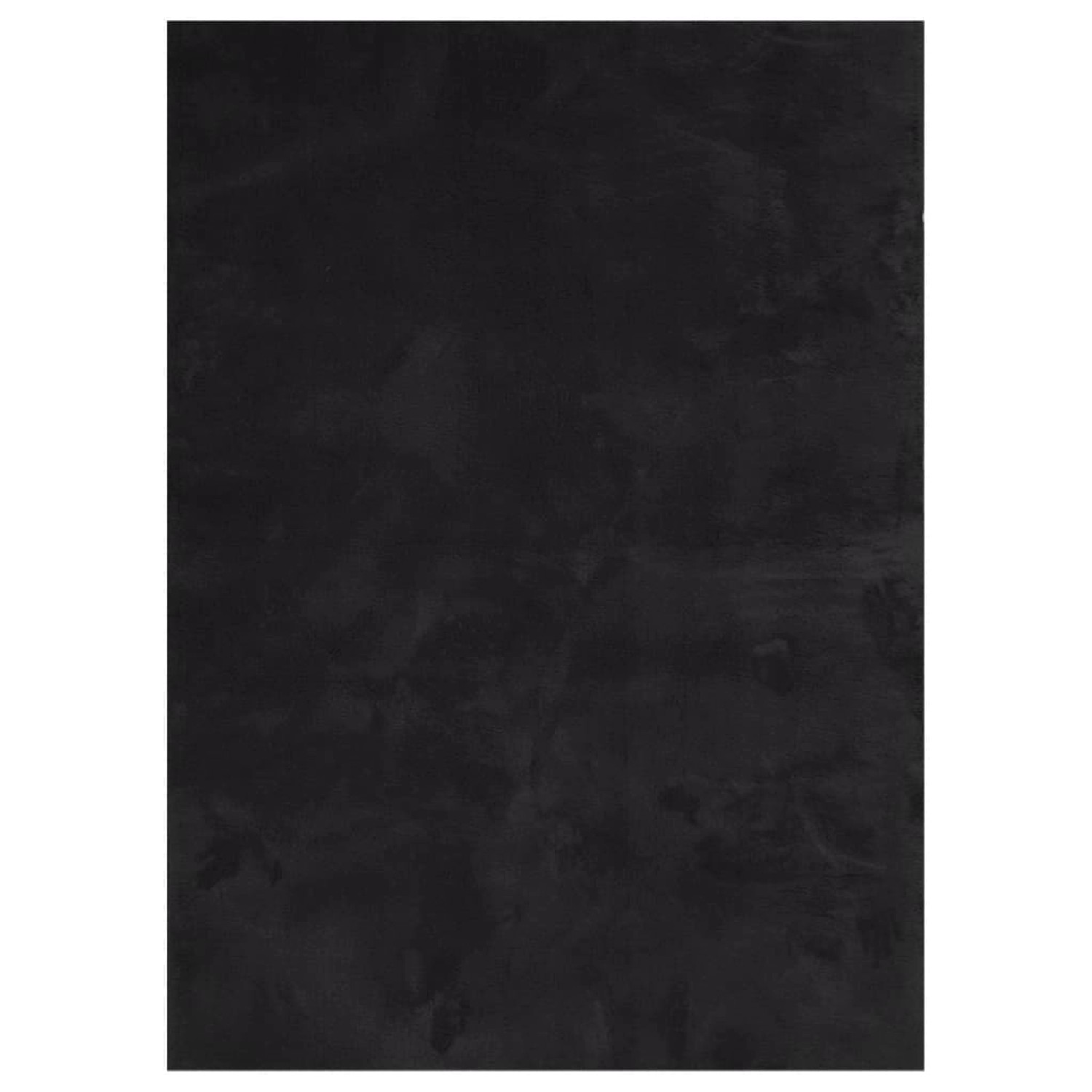 vidaXL Teppich Huarte Kurzflor Weich Und Waschbar Schwarz 200x280 Cm 193261 günstig online kaufen
