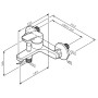 AM.PM Einhebel Wannenarmatur Brausearmatur Play Aufputz F8Y10000 Chrom_7