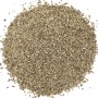 Floragard Vermiculite, ein Haufen des mineralischen Zuschlagsstoffes zur Bodenverbesserung.