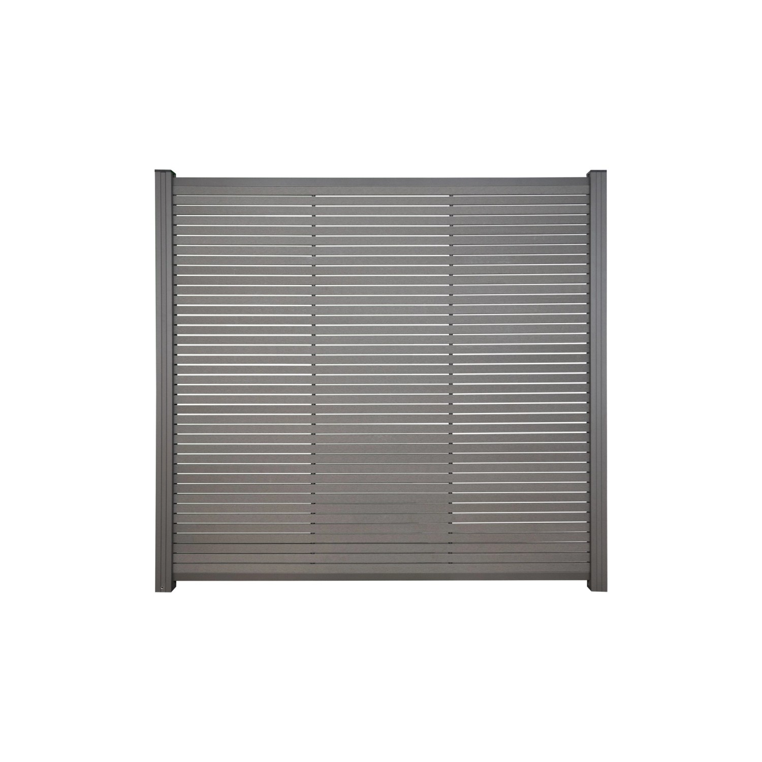 T&J BPC-Steckzaun Hörvig 180 cm x 180 cm Schiefergrau-Anthrazit günstig online kaufen
