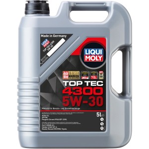 5 l Liqui Moly Top Tec 4300 5W-30 Motoröl für Benzin- und Dieselmotoren.