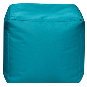 Sitting Point Hocker Scuba Petrol, 60 l, quadratischer Sitzsack für Innen- und Außenbereich.