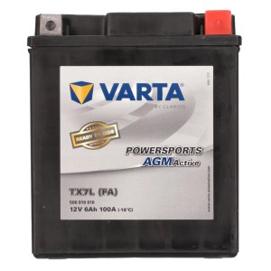 Varta MoBa Batterie 6 Ah Powersports Active AGM für Motorräder, Quads und mehr.