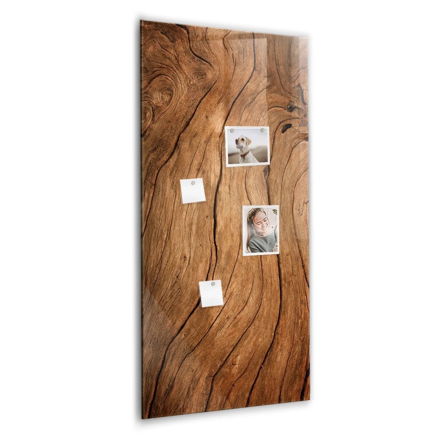 Tulup Schreib Magnettafel Altes Holz 60x120 cm Magnettafel Wohnzimmer Glas günstig online kaufen