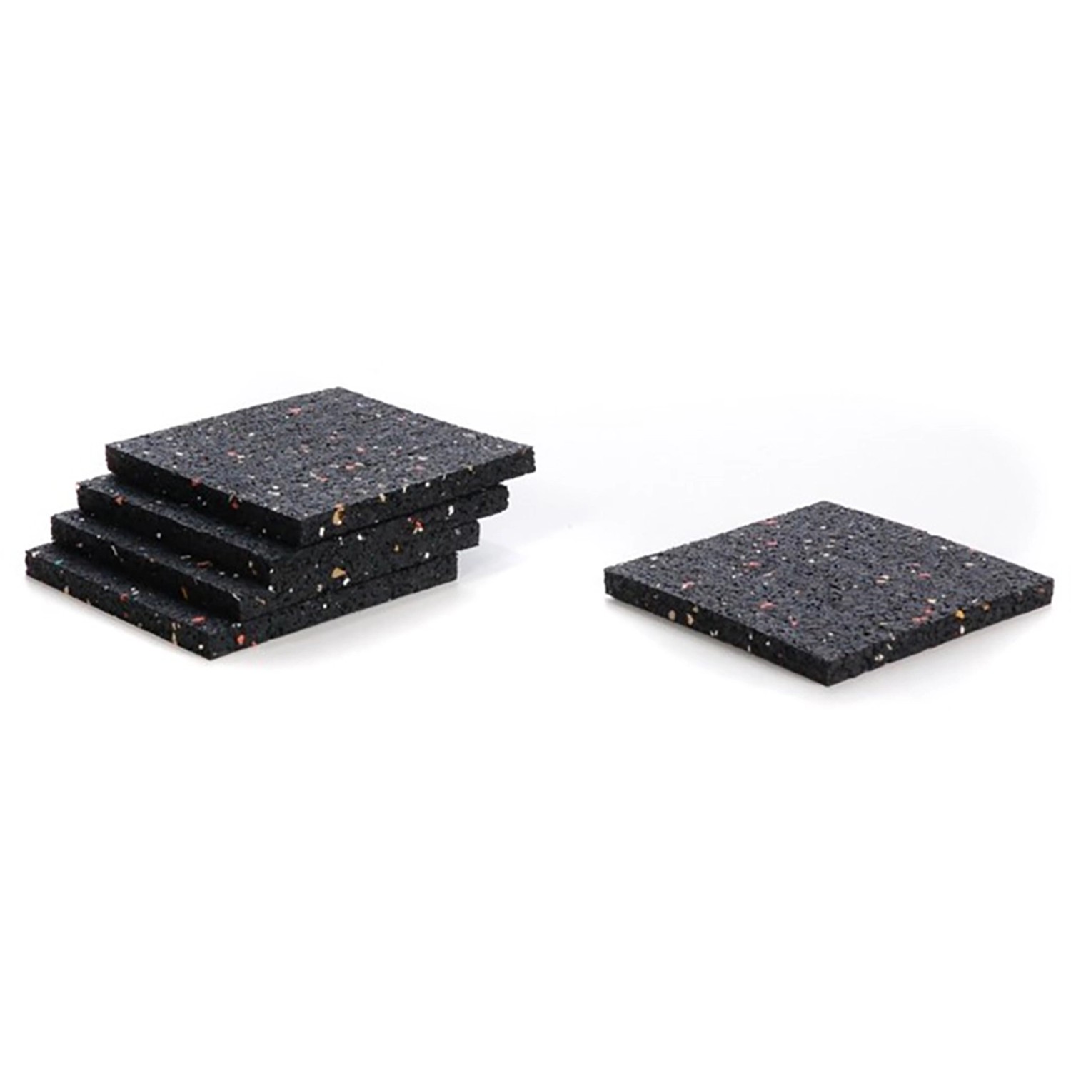 GS Terrassen Gummipad 3 mm x 60 mm x 90 mm 60 Stück