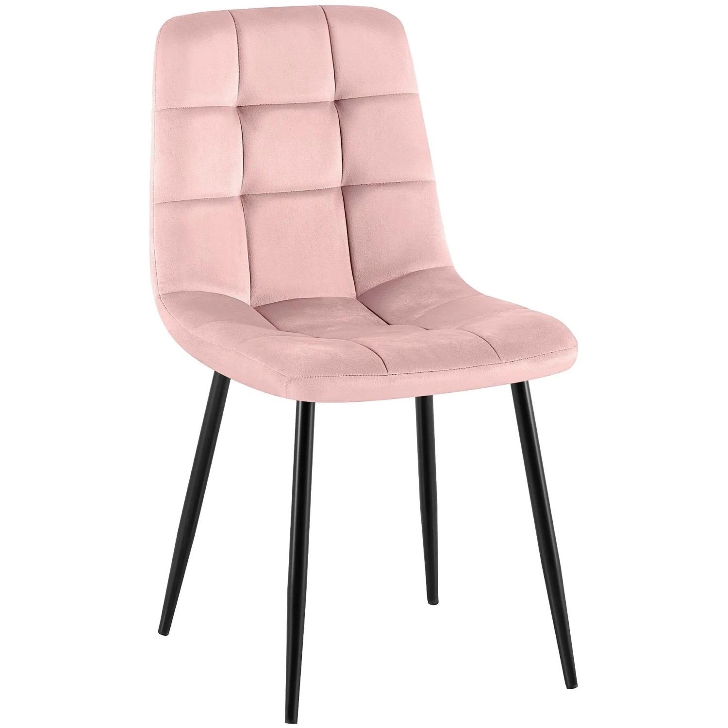 CLP Esszimmerstuhl Antibes Samt Pink