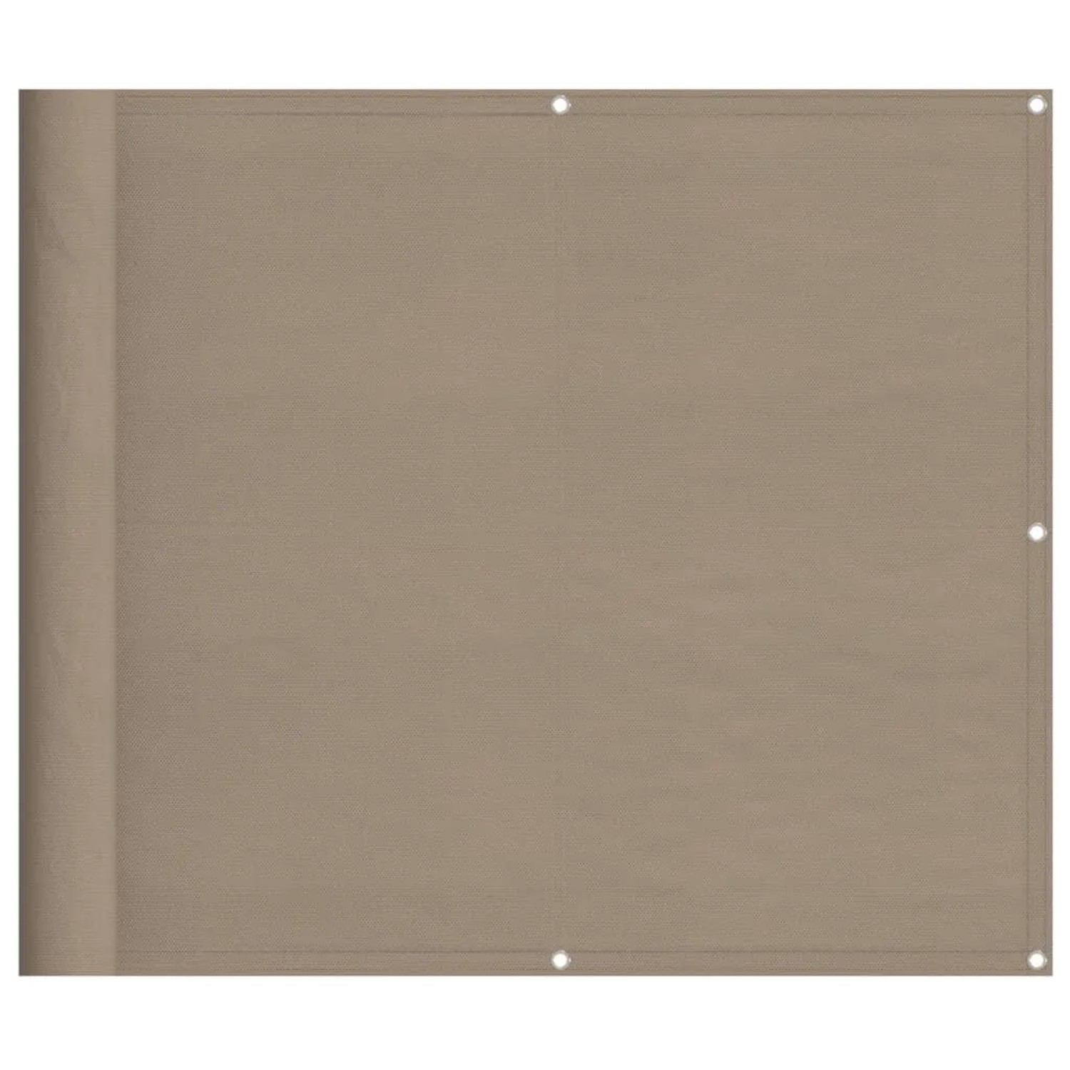 vidaXL Balkon-Sichtschutz Taupe 90x1000 cm 100 % Polyester-Oxford 4000244 günstig online kaufen