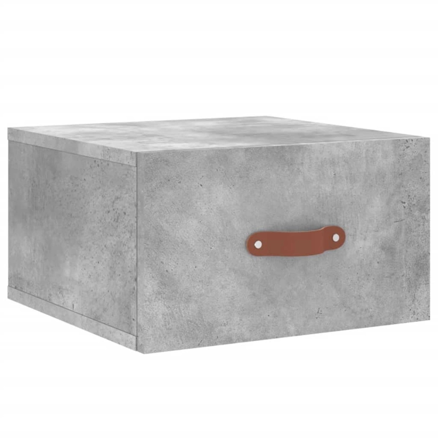 vidaXL Wand-Nachttisch Betongrau 35x35x20 cm Modell 6 günstig online kaufen
