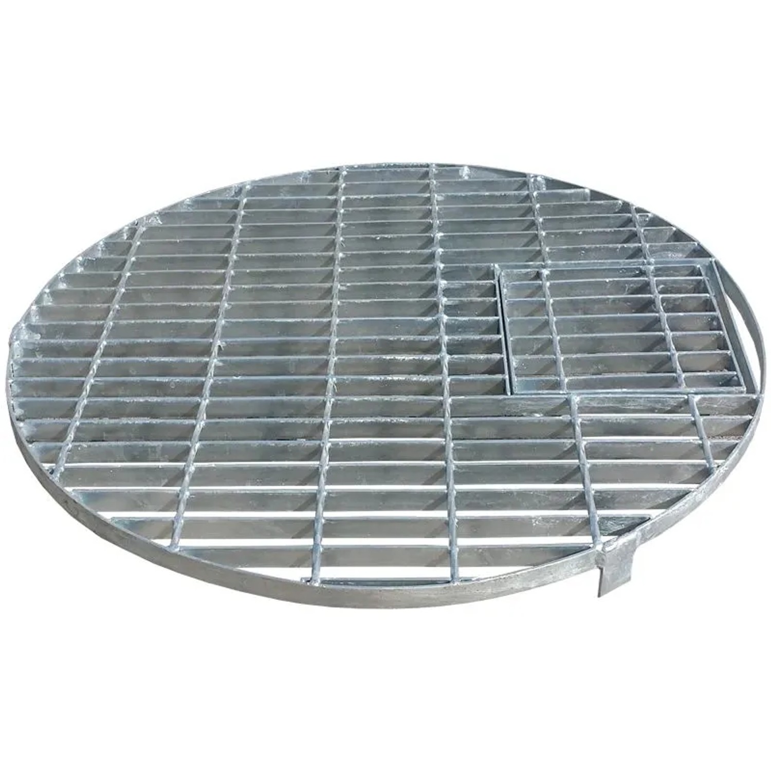 Verzinktes Intergarden Abdeckgitter, Ø 90 cm, belastbar bis 250 kg, für Brunnen, Becken und Wasserspiele.