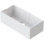 Ottofond Duo Wanne-Set 180x80 cm, weiße Rechteck-Badewanne mit Wannenträger, zur einfachen Montage.