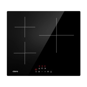 CIARRA Induktionskochfeld 60cm mit 3 Zonen und Touch-Bedienung.