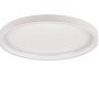 Weiße, runde LED-Deckenleuchte Rotonda, 35 cm Durchmesser, für Wohnräume.