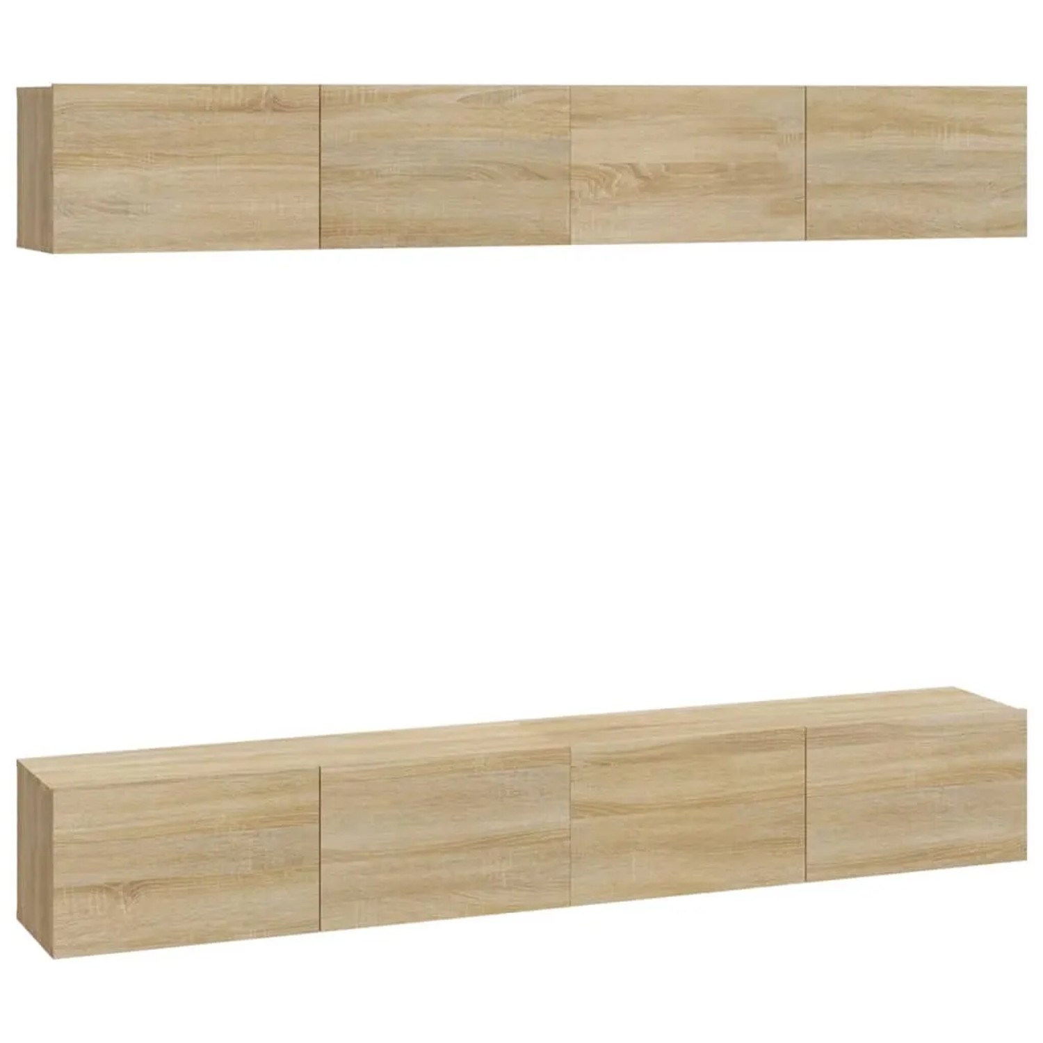 vidaXL TV-Wandschränke 4 Stk Sonoma-Eiche 100x30x30 cm 3114192