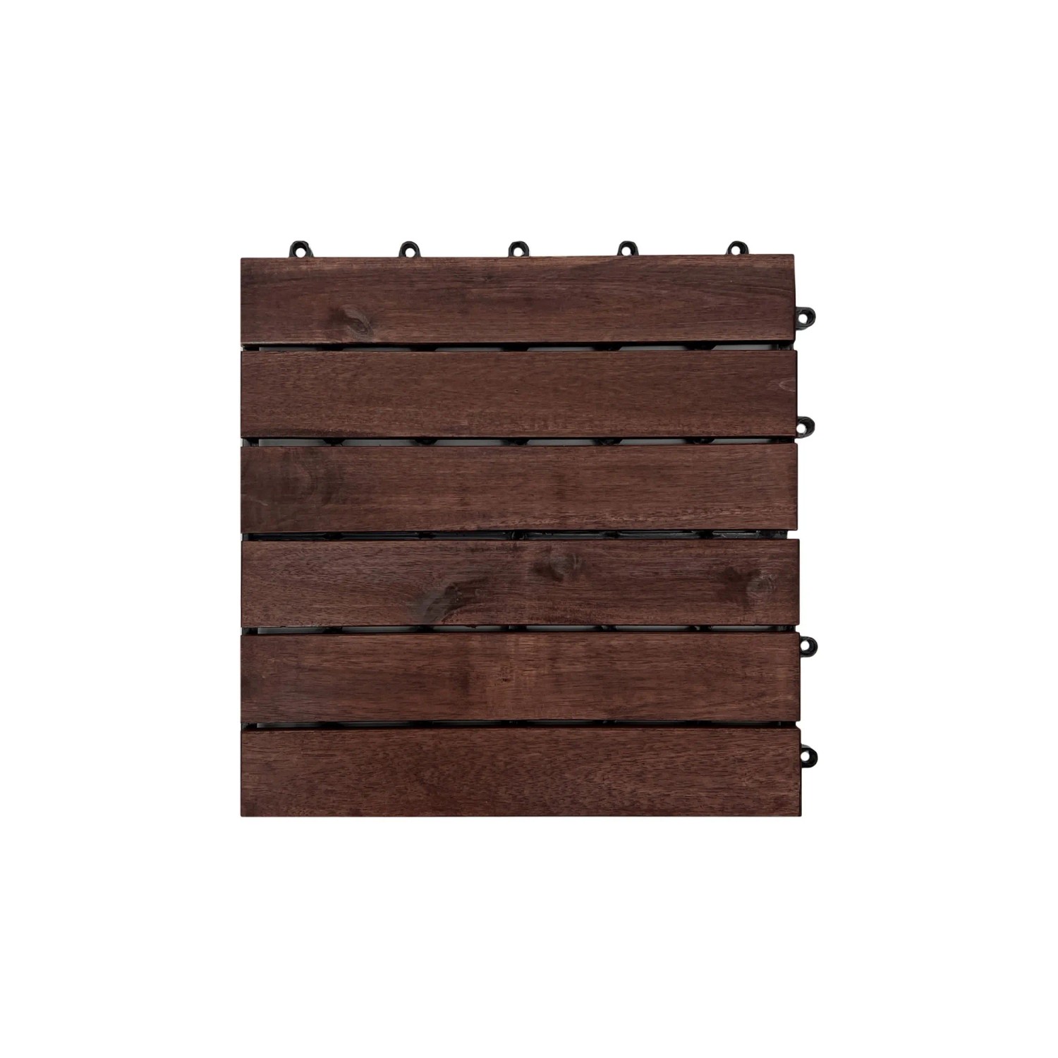 Woodtex Terrassenfliese Akazie Dunkel Geölt