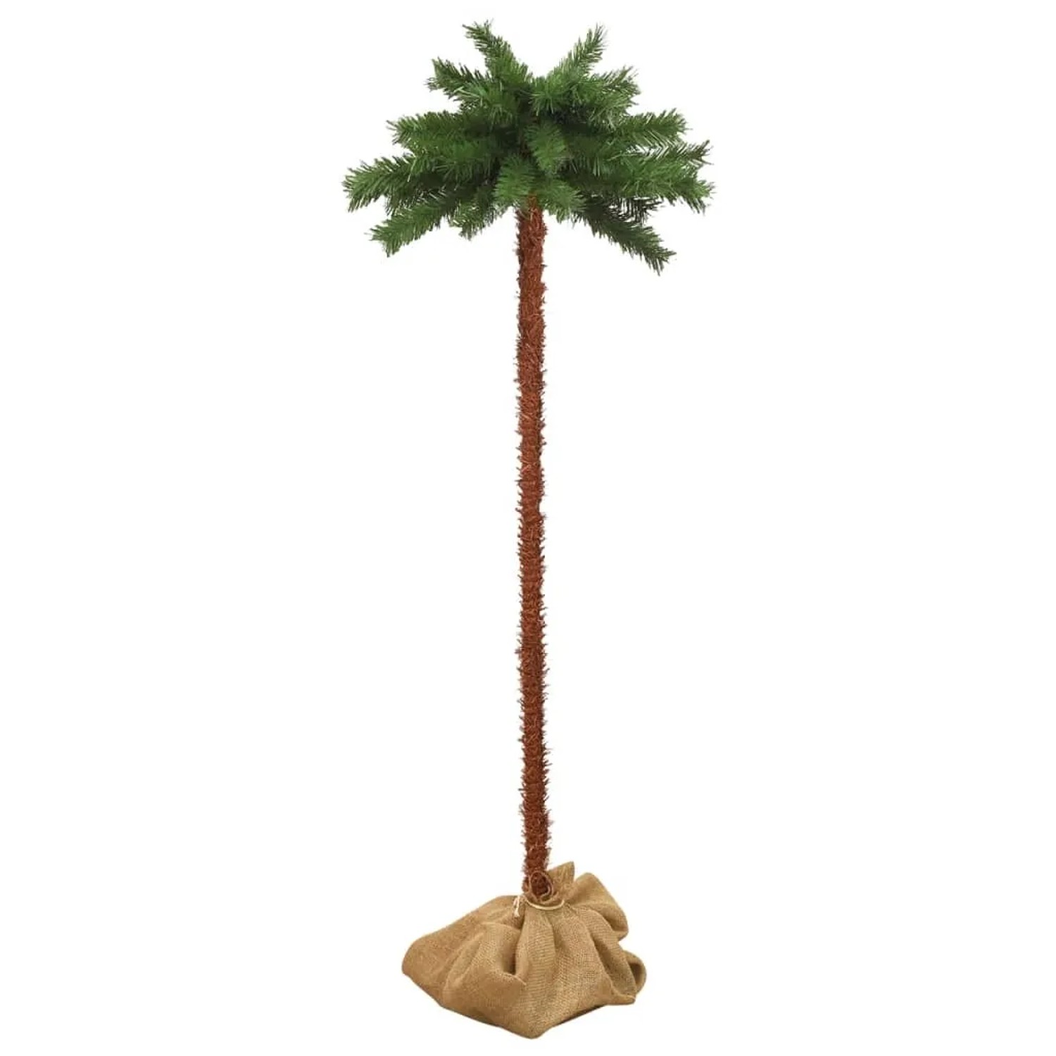 vidaXL Künstliche Palme mit LEDs 150 cm