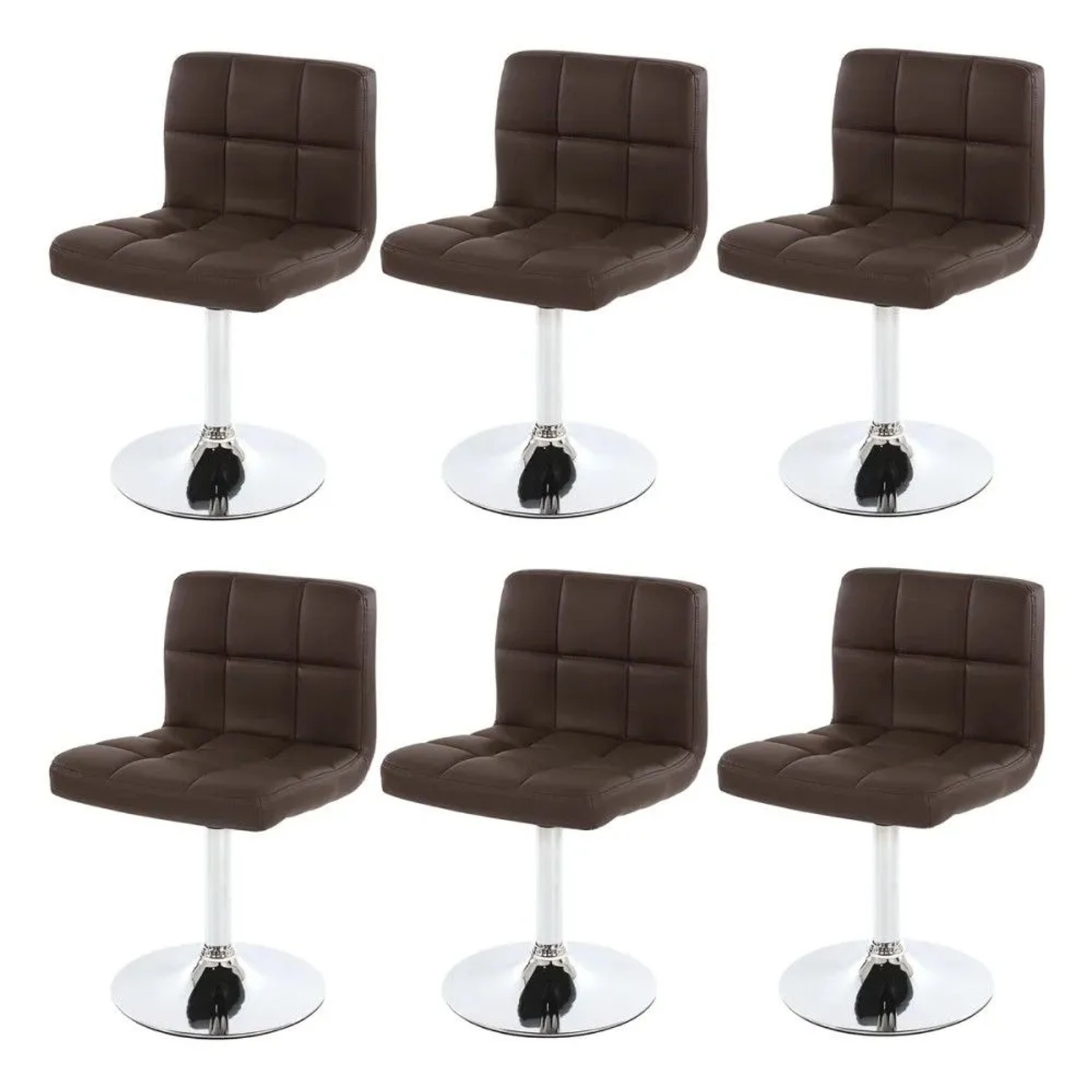 MCW Esszimmerstuhl Cadiz 6er-Set Braun