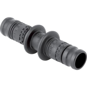 Geberit Mepla Kupplung, Ø 20 mm, aus PVDF-Kunststoff für Trinkwasser- und Heizungsinstallation.