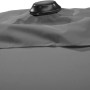 Detailaufnahme des anthrazitfarbenen Schneider Marktschirms (230x150 cm) mit Knickfunktion.
