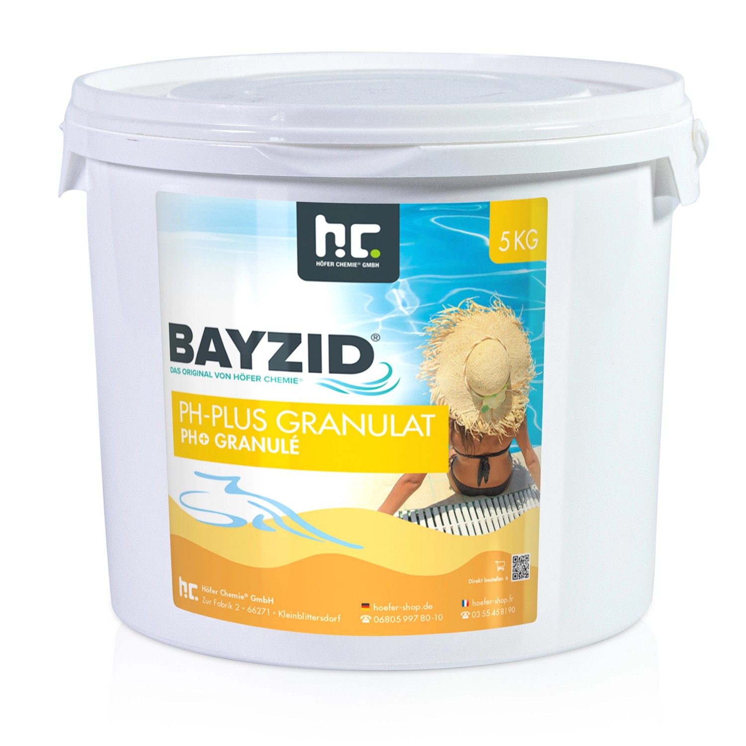 Bayzid pH Plus Granulat für den Pool 5kg