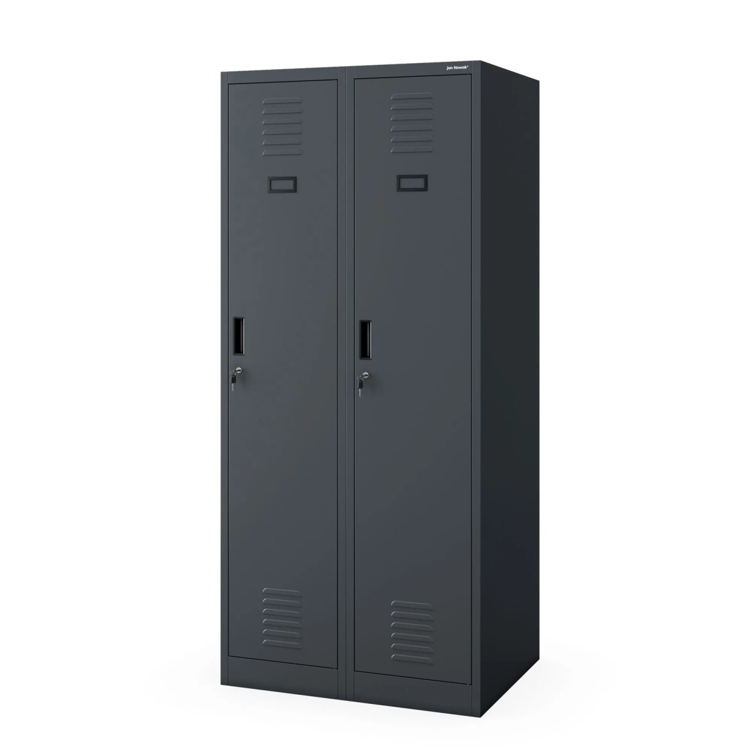 Jan Nowak Garderobenschrank Kacper D600 Metall 180 X 80 X 60 Cm Anthrazit