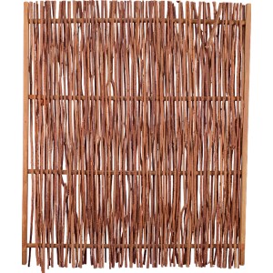 T & J Haselnusszaun Pepe, 120x140 cm, ideal als natürlicher Sichtschutz für den Garten.