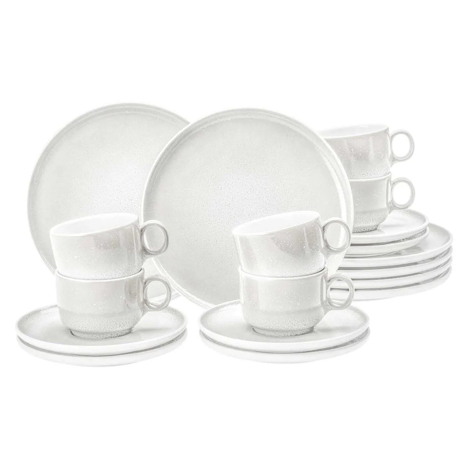 Seltmann Weiden Sento Home Kaffeeservice 18-teilig Aura White