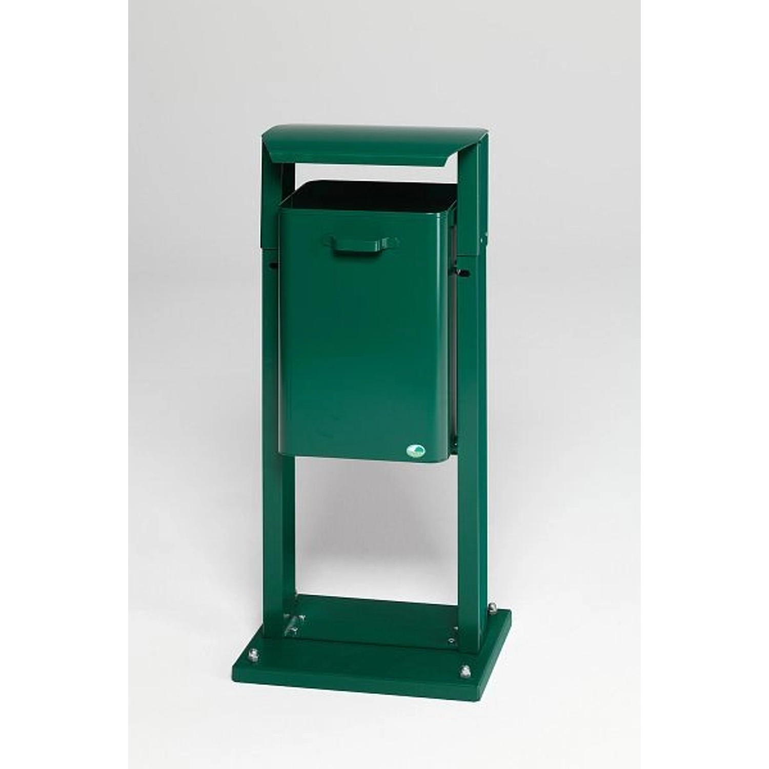 PROREGAL Klassischer Eckiger Abfallsammler Für Außenbereich Mit Dach Mit Bo günstig online kaufen